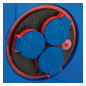 Kabeltrommel Kst 40m H07RN-F 3x1,5mm IP44 3xSteckdosen m.Tragerahmen