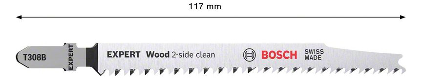 Bild Stichsägeblatt a 25 Stück T 308 B Bosch-2