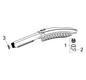 hansgrohe Hundeduschbrause 150 DogShower 3jet, mattschwarz hansgrohe Hundeduschbrause 150 DogShower 3jet, mattschwarz