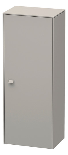 Duravit Halbhochschrank Brioso Individual, Tür rechts, Betongrau matt