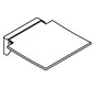 HEWI Klappsitz 350 350x373x107mm, mobil, matt geschliffen, Sitzfläche anthrazitgrau
