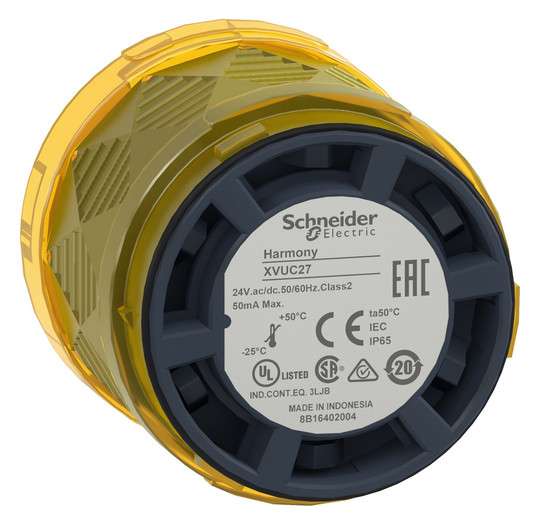 Dauerlicht LED ge Ø60mm IP65 24V/50Hz UC sw