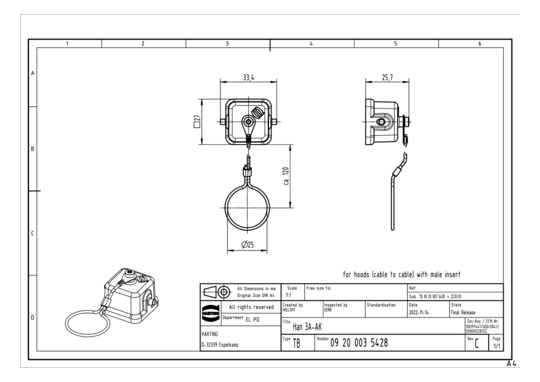 HART Schutzkappe             09200035428 