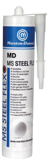 MD-MS Polymer STEEL FLEX, silber - 440g