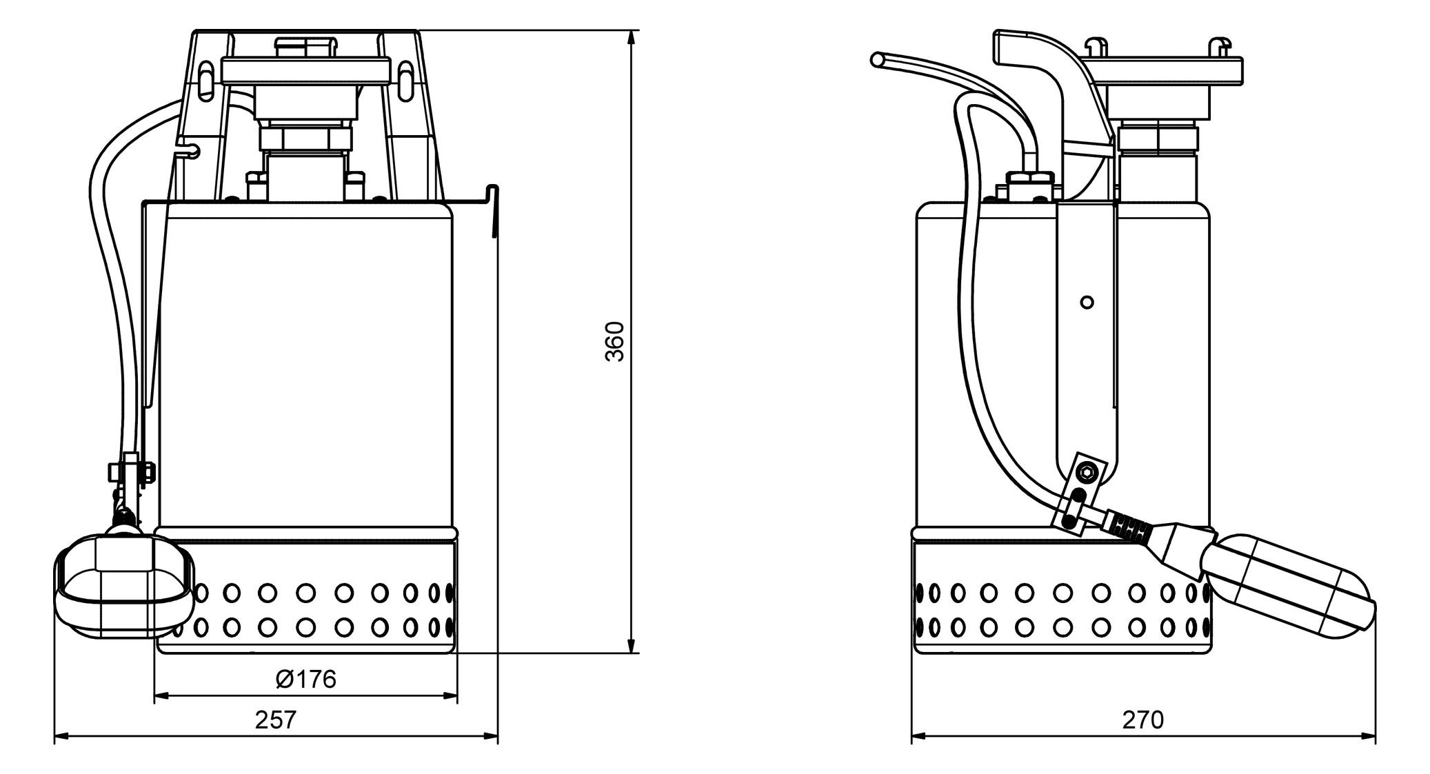 Zehnder-Pumpen Flutset E-ZW Edelstahl, 230 V
