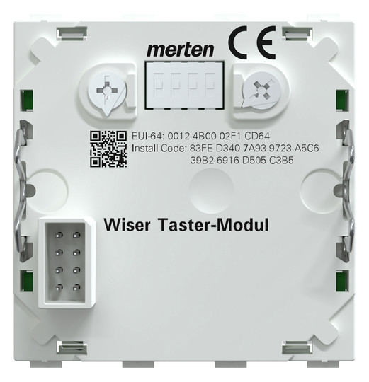 Bedienelement 1f ws f.Dimmeins m.LED-Anz Geeignet für Dimmeinsatz