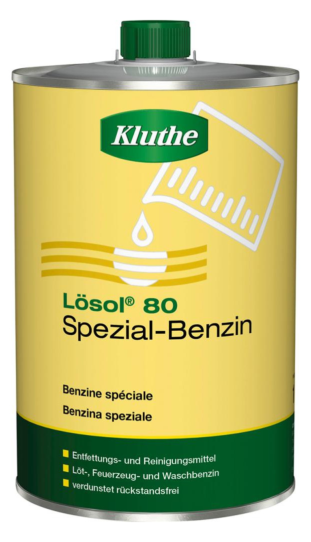 Bild Lösol 80 Spezialbenzin Waschbenzin 1l Fl asche - Kluthe-0