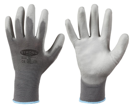 STRONGHAND-Strickhandschuh, Nylon, grau CLASSIC SHENZHEN...