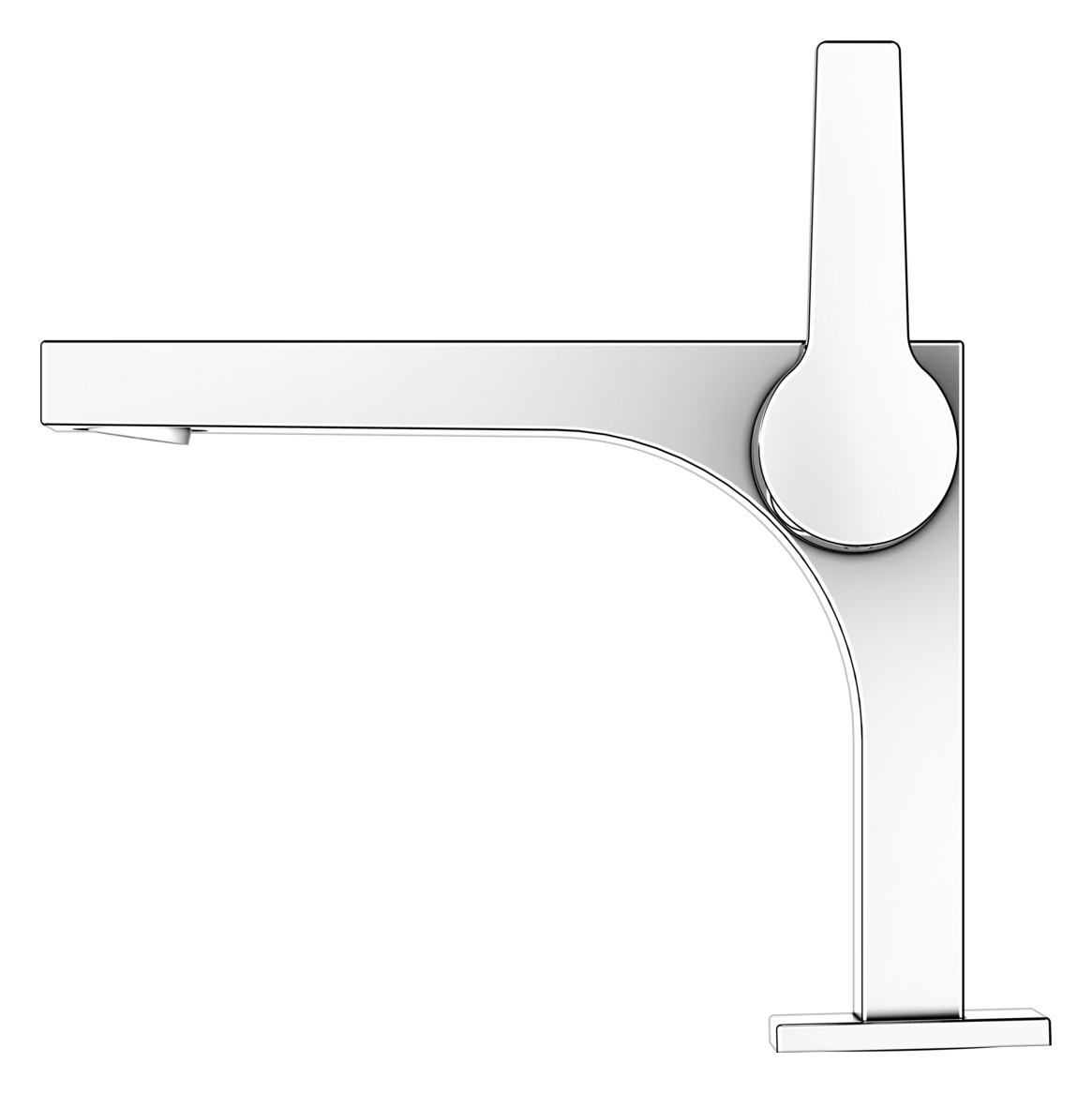 KEUCO Waschtisch-Einhebelmischer 110 Edition 11 Ausladung 136mm, ohne Ablaufgarnitur, verchromt