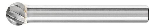 PFERD-HM-Frässtift Kugel KUD - 8x7mm, INOX, Schaft 6mm