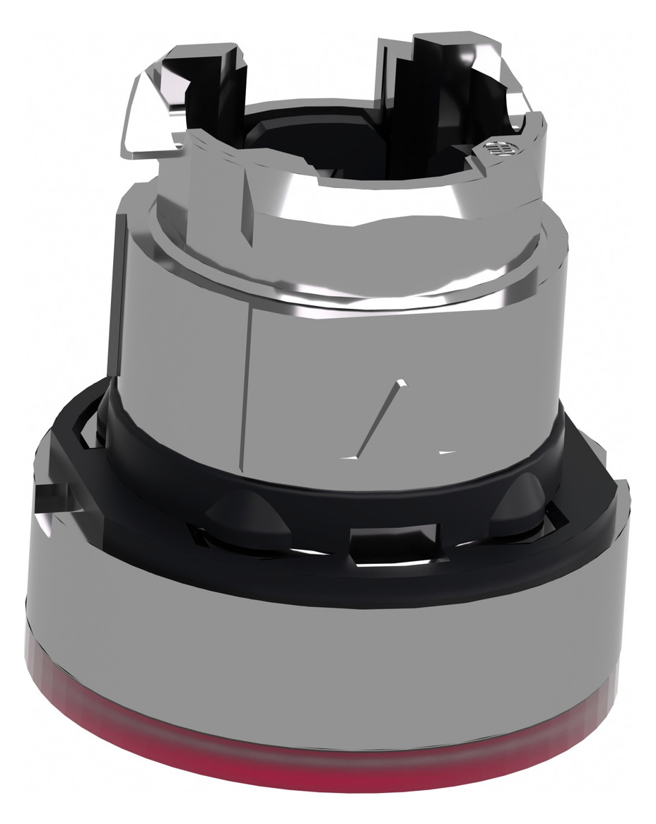 Drucktaster Front 1f rt bel.b Ø22,5mm rnd Geeignet für Beleuchtung IP66