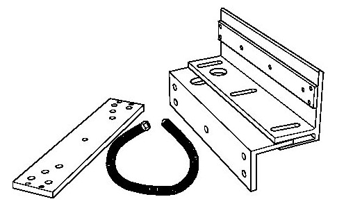 GEZE Montageset Bandseite         024731 
