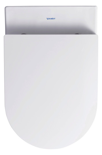 Duravit Wand-Tiefspül-WC Set Me by Starck mit WC-Sitz, Rimless, weiß