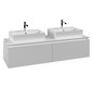 V&B Waschtischunterschrank Legato 160x38x50cm, für 2 Waschtische, White Matt