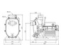 Wilo Schmutzwasserpumpe Drain LP 40/10, Rp 1 1/2, 230V, 0,4 kW, selbstansaugend