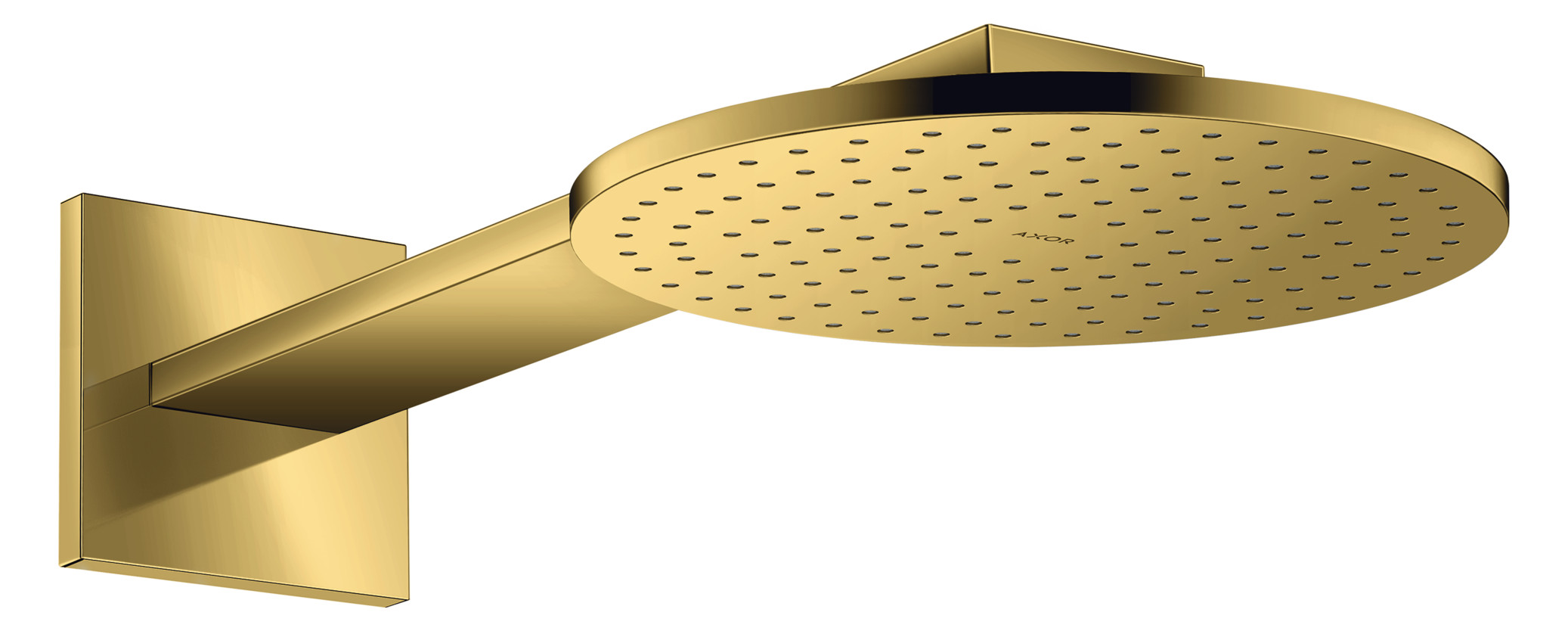 hansgrohe Kopfbrause 250 1jet Axor mit Brausearm, polished gold optic