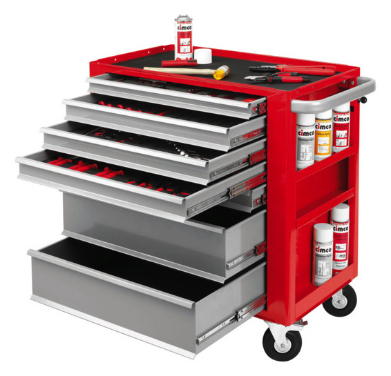 Werkzeugwagen 7Auszüge 920x908x472mm Mit Bremse Mit Bremse lack
