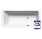 Kaldewei Badewanne PURO 657 180x80cm, Überlauf seitlich links, Standard, weiß