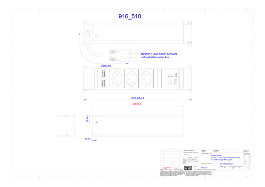 Bachmann Power Frame M 3xCH      916.510 
