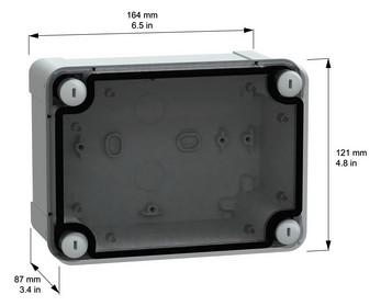 Wandschrank Kst IP66 B105xH150xT80mm unbeh RAL7035 Wandschrank Kst IP66 B105xH150xT80mm unbeh RAL7035