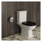 Ideal-Standard WC-Sitz Calla MDF, Scharniere Edelstahl, Softclosing, schwarz