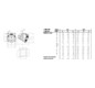CEE-Anbausteckdose 5p 63A 400V/rt 6h Kst IP67 Schraubkl abgew 106x110mm