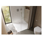 Kaldewei Duschwanne CAYONOPLAN Multispace-2330-5 120x120x1,7cm, mit Wannenträger, Secure Plus, Schallschutz, cool grey90