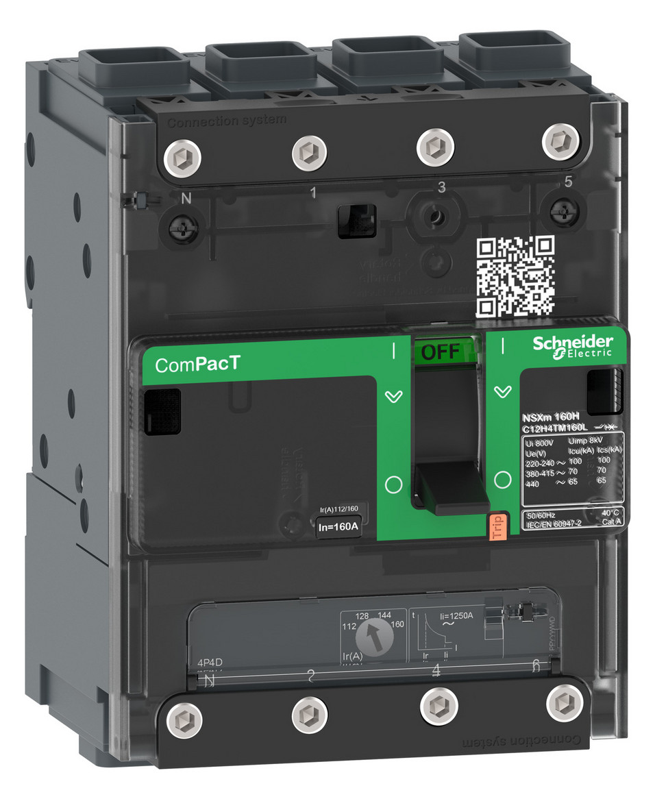 Leistungsschalter 100A 4p 70-100A/In IP40 Einb Festeinbau Schraub
