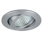 LED-Einbaustrahler 6W 3000K 730lm Konv alu mt 1LED IP65 RF:hochglänzend