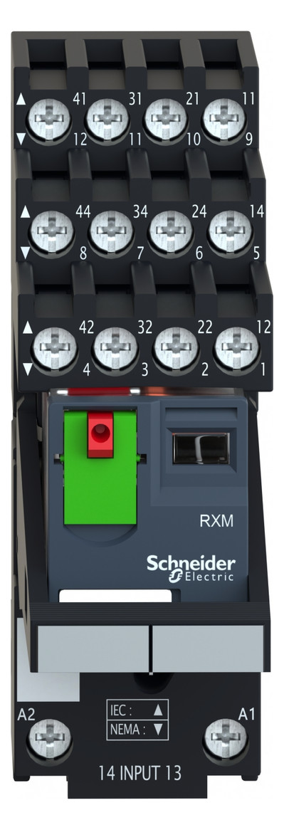 Schaltrelais 0-24V/AC 4W IP20 Steckanschl