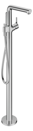 hansgrohe Fertigmontageset Talis S Wannen-Einhebelmischer, bodenstehend, chrom