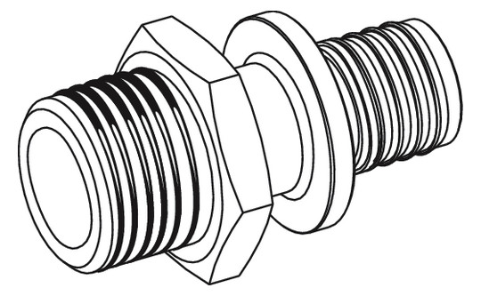 TECE Übergangsnippel TECEflex 16 mm x R 1/2, Siliziumbronze