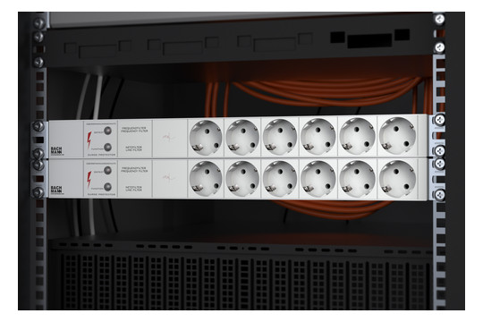 Bachmann 19" 1HE GVS 6xSchuko   333.402 