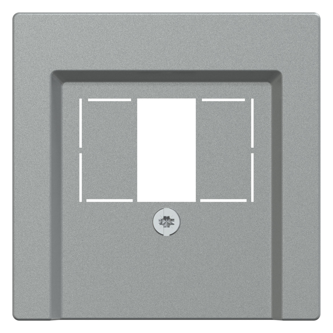 Zentralplatte TAE 2f System M alu Schraubbef Zentralplatte TAE 2f System M alu Schraubbef