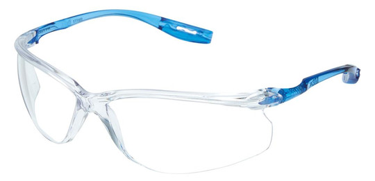 3M-Schutzbrille Tora CCS, PC, klar, Rahmen blau