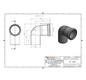 Ostendorf HTsafe Bogen B DN/OD 50, 87,5°