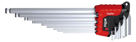 Wiha-Kugelkopf-Winkelschraubendreher-Satz ErgoStar 369RH9...