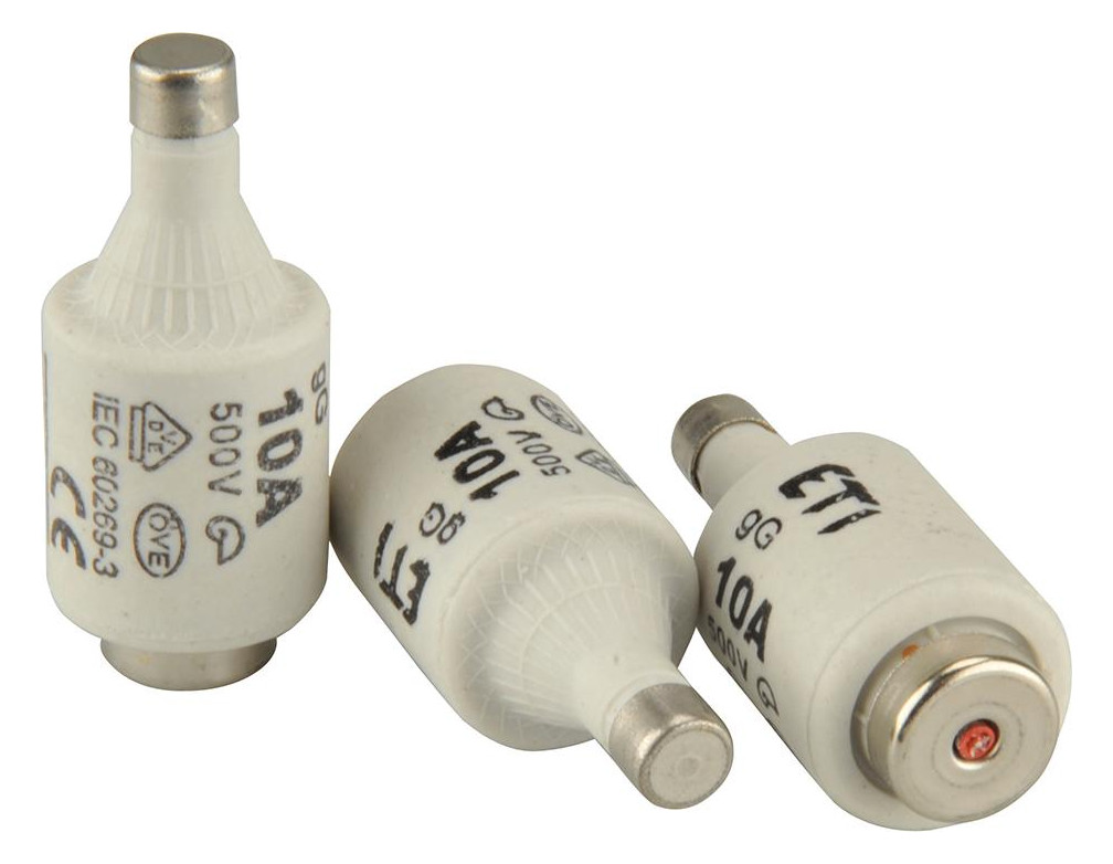 Bild Diazed Sicherungspatrone DII 500V 10A E2 7 Pack a 5 Stück ETI-0
