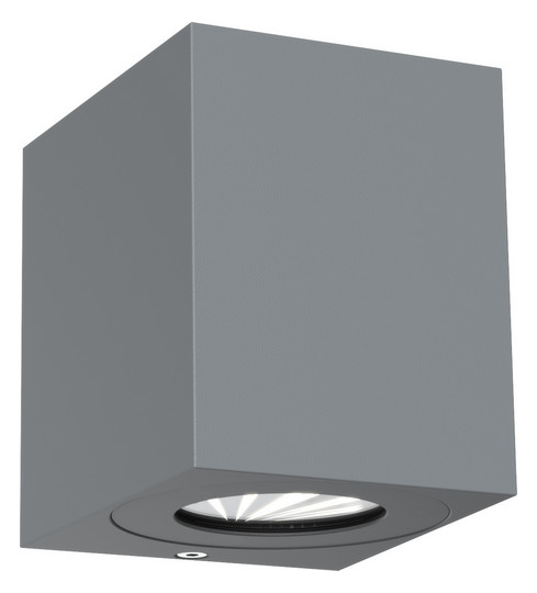 LED-Up/Down Leuchte Canto Kubi 2 10,6W 3000K 500lm gr Konv IP44 100x87x104mm