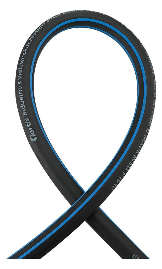 Bild Industrie-und Vielzweck schlauch PRO, EP DM, schwarz/blau, 8x3,5mm, 40m FORTIS-2