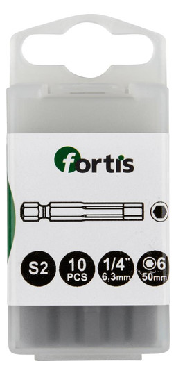 fortis-Bits für Innen-6-kant-Schrauben, S2-Stahl -...