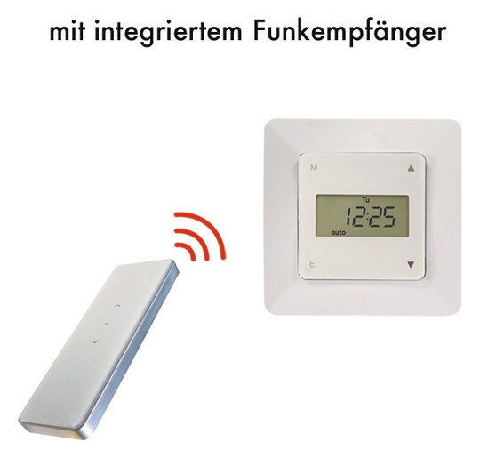 Rollladen-Zeitschaltuhr Tastor Centrum m.integriertem Funkempfänger
