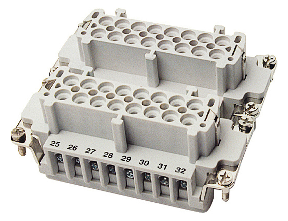 Kontakteinsatz Buchse 32p Schraub 16A 500V 0,5-2,5qmm