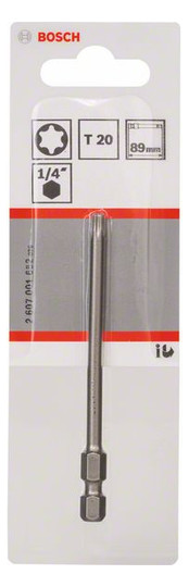 Bit TX20 L=89mm 6,4mm(1/4) 1/4Zoll