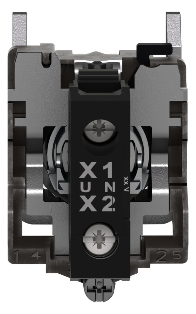 Leuchtmelder komplett 1f LED UC rnd fl Ø22,5mm ws IP65