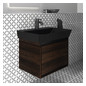 Ideal-Standard Möbelwaschtisch-Unterschrank Connect Air 53 x 40,9 x 40 cm, Nussbaum Dekor