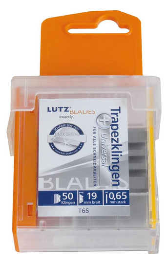 LUTZ-Trapezklinge 61x18,7x0,65mm (50 Stück)