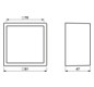 Gehäuse AP 1f Kst aws LS / LS CUBE glz AP-Geh