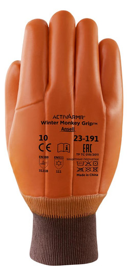 Ansell-Kälteschutzhandschuh Winter Monkey Grip...