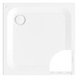 Duschwanne BetteUltra 8750 90x80x2,5cm, Antirutsch/Pro, Mini-Wannenträger, flint